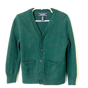 Land’s End Boys Button Front Cardigan Sweater
